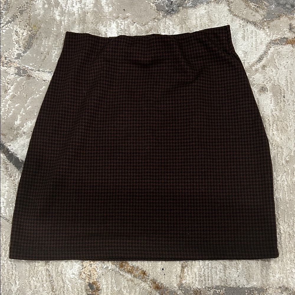 🩷ardene houndstooth mini skirt